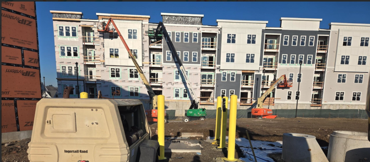 Affordable development under construction