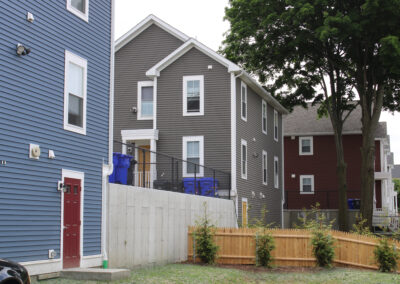 Middle Street Homes Pawtucket, Backyard